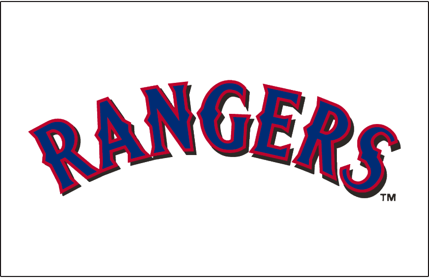 Texas Rangers 2001-2008 Jersey Logo t shirts DIY iron ons